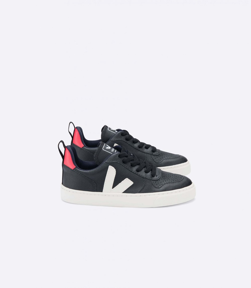 Veja Trainers Kids Black - V-10 Cwl - APLU-47580